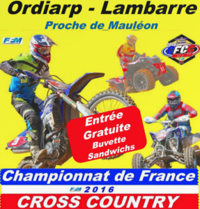 MOTO CROSS ORDIARP AFFICHE