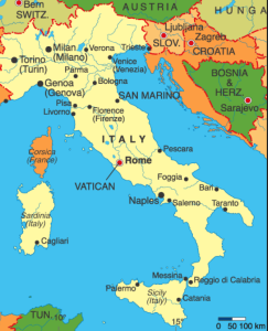 ITALIE CARTE