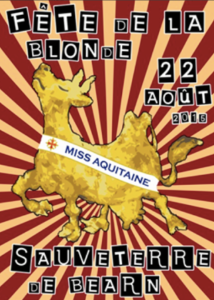 FETE BLONDE SAUVETERRE AFFICHE