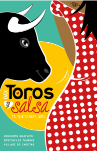 TOROS Y SALSA AFFICHE