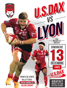 RUGBY DAX LYON