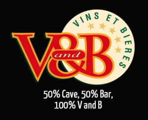 V AND B logo