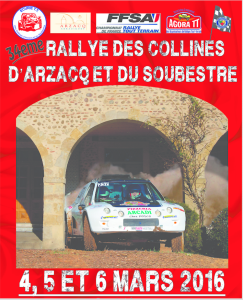 rallye arzacq affiche