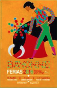BAYONNE CORRIDA AFFICHE