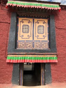 Laya au Tibet : Porte