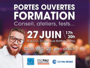 ESC PAU : Portes ouvertes formation 27 juin 2019