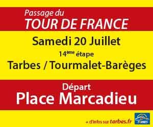 Tour de France : Passage à Tarbes le 20 juillet !